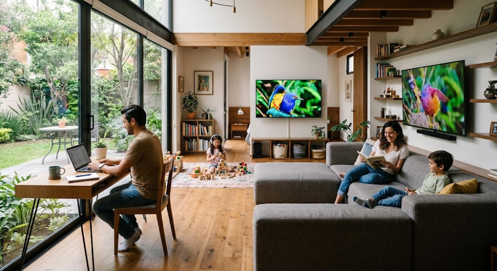 M&aacute;s que una sala de TV: c&oacute;mo aprovechar un espacio adicional en casa